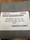 Original Zuglaufschild der Polnischen Staatsbahn EC/IC 57 Wawel