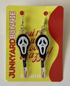Scream Horror Ohrringe Halloween Set Neu Gruselig - Bild 1 von 2