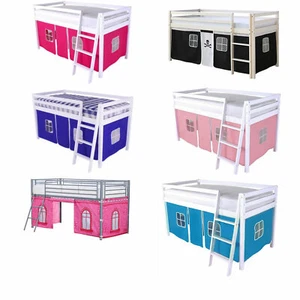 Tent for Midsleeper Cabin Bunk Bed Blue, Pink or Pirate Mid sleeper - New - Picture 1 of 14