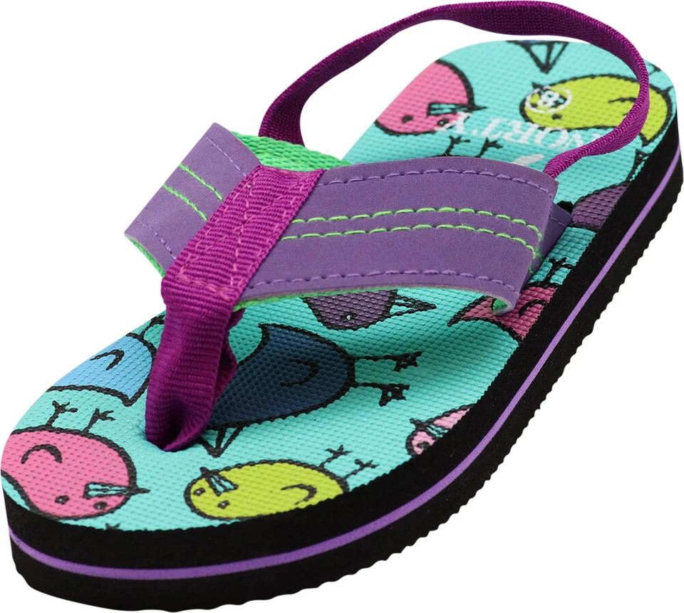 Norty Toddler Baby Boys Girls Thong Elastic Slingback Flip Flop Flat Sandal - Image 1 of 1