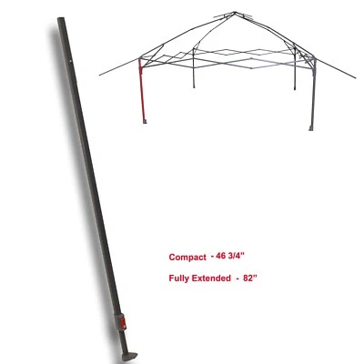 Coleman 13 x 13 Refugio Alero Toldo EXTENDIDO PIERNA AJUSTABLE Piezas Foto 1 de 2