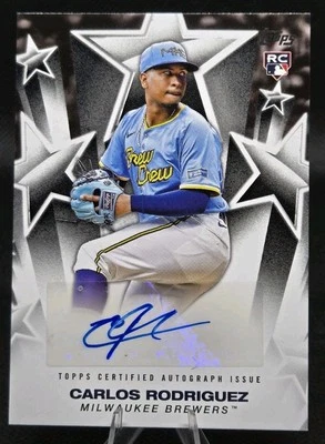 Carlos Rodriguez (RC) MIL Brewers | 2025 Topps Series One (Baseball Stars Auto)  - Image 1 of 3
