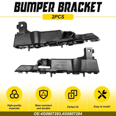 Front Bumper LH + RH Fender Support Bracket For Audi S6 A6 A6 Quattro 2012-2018 - Image 1 of 4