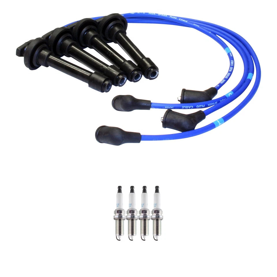 Juego de 4 bujías de níquel NGK de 7 mm para Acura Integra 1,8 4L B18A1 90-91 Foto 1 de 1