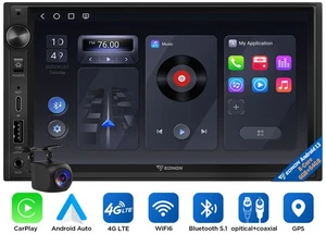 UX6S Android 13 6+64GB 2 DIN 7" Radio Estéreo Coche CarPlay GPS Navegación WiFi DSP - Imagen 1 de 22