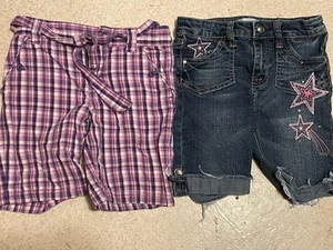 Girls Size 6/6x Shorts adjustable waist-Long Length - Route 66 Cherokee  - Picture 1 of 9