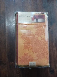 Grid Jacquard Tablecloth 60x144 Oblong Oval Seats 12 14 OEKO-TEX Holiday - Picture 1 of 6