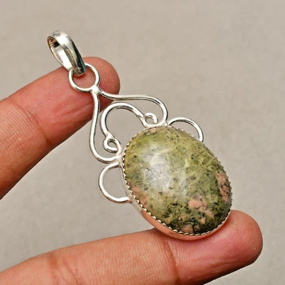 Ciondolo gioiello in argento sterling 925 fatto a mano con pietra preziosa... - Immagine 1 di 4