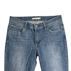 Levi's 414 Jeans Women's Blue Light Wash Straight Leg Jeans Sz/ 29-34 - Picture 1 of 15