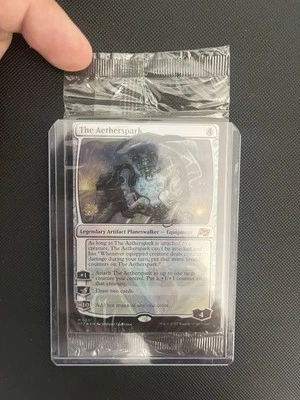 Magic the gathering - Aetherspark Pre-Release Foil English NEW SEALED ORIGINAL - Image 1 of 3