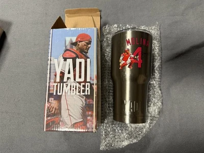 СТАКАНЧИК ST LOUIS CARDINALS SGA YADI YADIER MOLINA ИЗ НЕРЖАВЕЮЩЕЙ СТАЛИ 30 унций  - Изображение 1 из 4