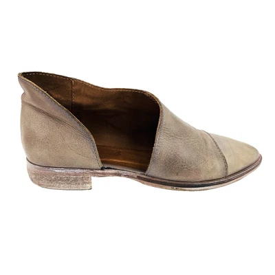 Zapatos planos para mujer 5,5-6 36 Free People Royale D’orsay de cuero beige con punta Foto 1 de 4