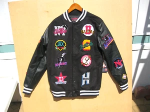 Chaqueta de béisbol de la Liga Negra para hombre talla mediana nueva con etiquetas - Imagen 1 de 5