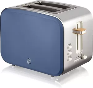 Swan ST14610BLUN Nordic 2-Slice Toaster with Defost/Reheat/Cancle Functions - Picture 1 of 5