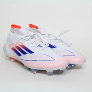 adidas F50 Elite Mid-Cut FG Soccer Cleats Women Size 9 ID9203 White Blue Red - Picture 1 of 7