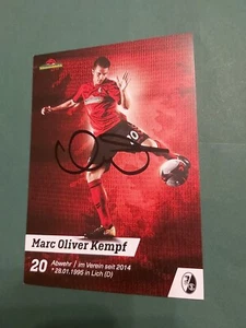 SC Freiburg , M. O. Kempf , Autogrammkarte ,Fussball - Picture 1 of 2