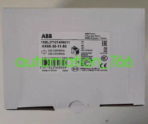 1PCS ABB  AX65-30-11-80 Brand new 220 volt AC contactor  Via Fedex or DHL - Picture 1 of 1