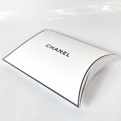 Authentic CHANEL Pillow Pack Empty Gift Box Container for Jewelry/Makeup 5”