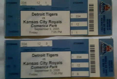 2005.9.9 Detroit Tigers v Kansas City Royals Carlos Pena HR Greinke Win Cover