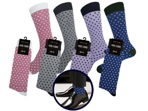 1-4 Anzugsocken Tupfen Neuheit Socken Baumwolle Größe 10-13 ERSTKLASSIGE QUALITÄT - Bild 1 von 13
