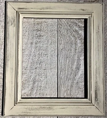 F003-416 1-3/4" Drop Cloth Distressed Wood Picture Frame - Image 1 of 3