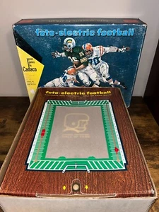 1971 Cadaco Foto Electric Pro Football Hall Of Fame Game parts-field & box only - Picture 1 of 3