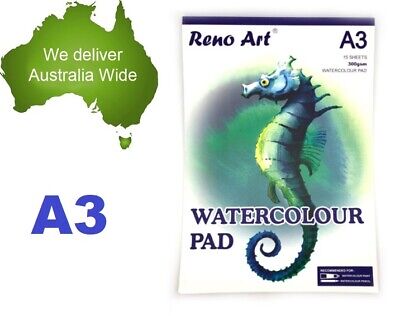 A3 Watercolour Pad 300gsm Atrist Painting Art Paper Sketchbook Sketch Drawing • 21.85$