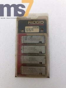 RIDGID 47745 HIGH ALLOY STEEL UNV RIGHT HAND CHASER/ DIE SET 1/2"-3/4" NPT #4 - Picture 1 of 3