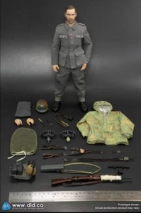 1/6 Action Figure Soldier WWII Saving Ryan Villain Sniper Wolfgang DID D80163 - Picture 1 of 23
