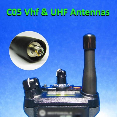Antena sintonizada C05 Vhf UHF para Motorola HT1000 APX6000 MT2000 EX560-XLS XTS3500 Foto 1 de 4
