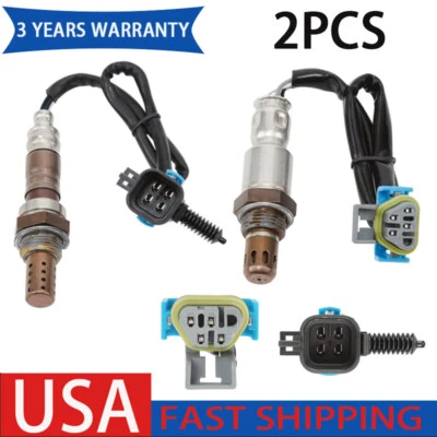 2x Sensor de Oxigênio Para Cima+Baixo Para 2011-14 Chevrolet Equinox 2011-15 GMC Terrain 2.4L - Imagem 1 de 4