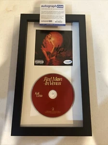 KALI UCHIS SIGNED AUTOGRAPH FRAMED CD DISPLAY ACOA RED MOON IN VENUS ALBUM - Picture 1 of 4