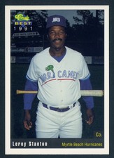 1991 Classic Best * Leroy Stanton * Myrtle Beach Hurricanes