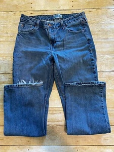 Levis Signature Misses 12 Mid Rise Boot Cut Denim Jeans W34 R10.5 L30 - Picture 1 of 6