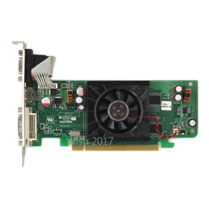 Pegatron for Dell ATI Radeon HD 3450 256MB PCI-E Video Card DVI HDMI VGA 0F342F - Image 1 of 3