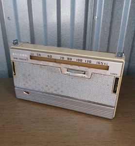 Vintage National 9 Transistor 2 Band Portable Short Wave Radio In Case UNTEDTED - Picture 1 of 24