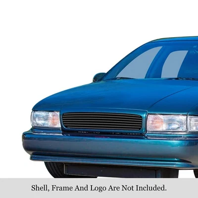 Rejilla de billet de acero inoxidable APS negra 94-96 Chevrolet Impala SS GR03HFJ02J Foto 1 de 3