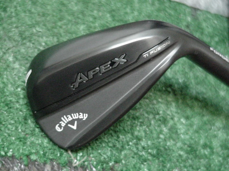 New Black Callaway Forged Apex Ti Fusion Gap A Wedge Dynamic Gold S-300 Stiff - Image 1 of 4