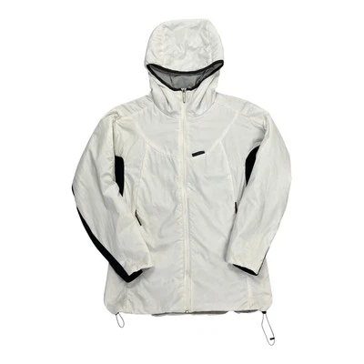 Arcteryx Ceva Hooded Jacket Womens Medium White Full Zip Lightweight Nylon M - Image 1 of 4