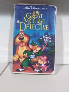 RARE 💎 The Great Mouse Detective w/ Black Diamond Walt Disney Classic VHS - Picture 1 of 6