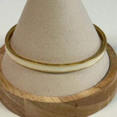 Brazalete Brazalete Kate Spade Tickle The Marvories Blanco y Dorado Foto 1 de 3