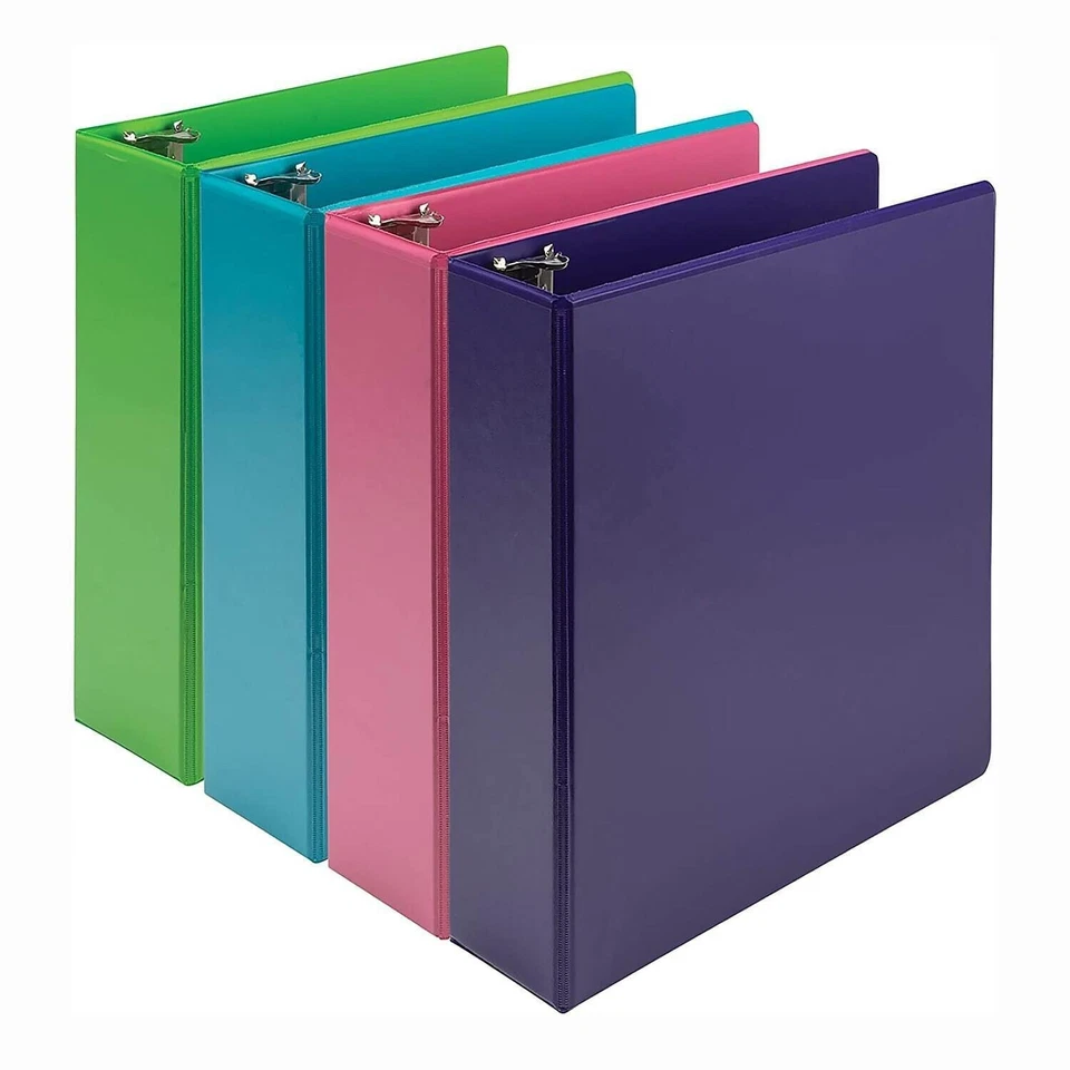 Samsill - MP48689 - Plant-Based Durable 3 Inch 3 Ring View Binders - Assorted - Image 1 of 1