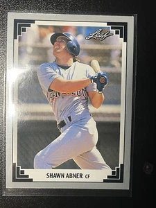 Tarjeta de béisbol 1991 Leaf San Diego Padres #381 Shawn Abner - Imagen 1 de 2