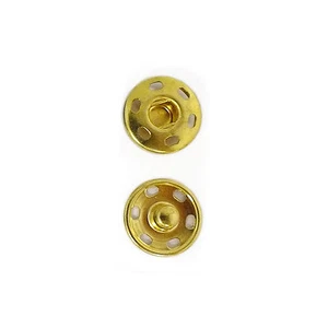New Sew-On Snaps Fasteners Size:14mm 144 sets package, Color:Gold - Picture 1 of 1