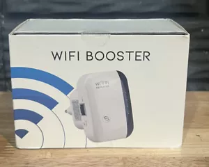 Wifi Booster w Ethernet Cable OFF Plug In EZ Setup - Brand New - Free Shipping - Picture 1 of 4