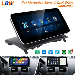 Navigation 10.25'' Car Linux Screen Carplay For Benz C CLK W204 2008-2010 NTG4.0 - Picture 1 of 12
