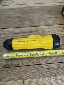 Vintage Consolidated Rail Corporation Heavy Duty Fulton Plastic Flashlight - Picture 1 of 6