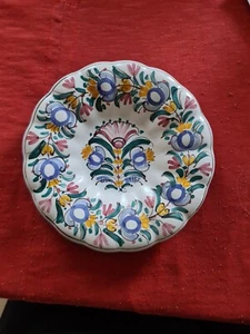 Wand teller Porzellan oder Schale Landhausstil Handarbeit vom Töpfermarkt NEU  - Bild 1 von 4