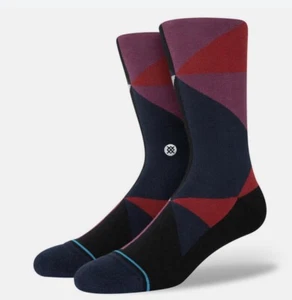Calcetines informales de altura Stance Fervor Crew con tecnología INFIKNIT unisex medianos nuevos con etiquetas - Imagen 1 de 5