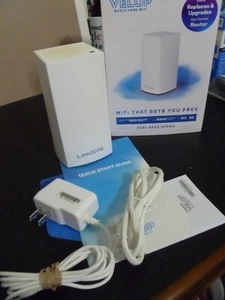 Linksys Velop AC120 2 Port Intelligent Mesh Wireless Router - White (WHW01) - Picture 1 of 5